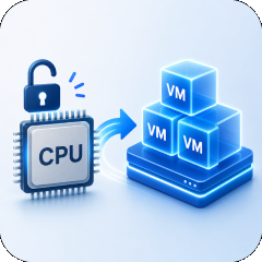 CPU Freed for VM Workloads