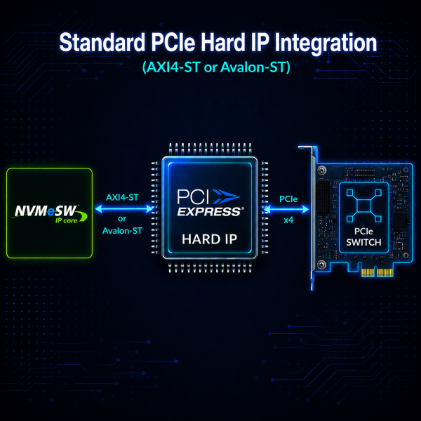 Standard PCIe Hard IP Integration