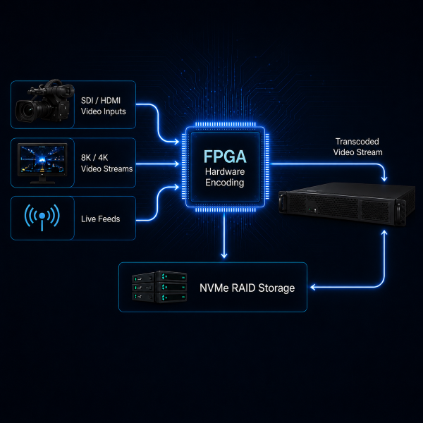 Real-Time Video Transcoding and Archiving
