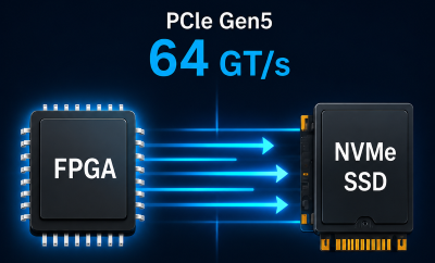4-Channel RAID0 NVMe Gen5 — 40,000 MB/s