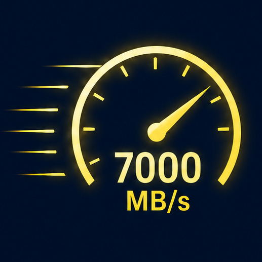 Up to 7,000 MB/s